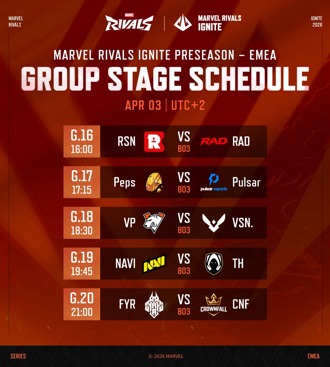 Marvel Rivals Esports tweet media