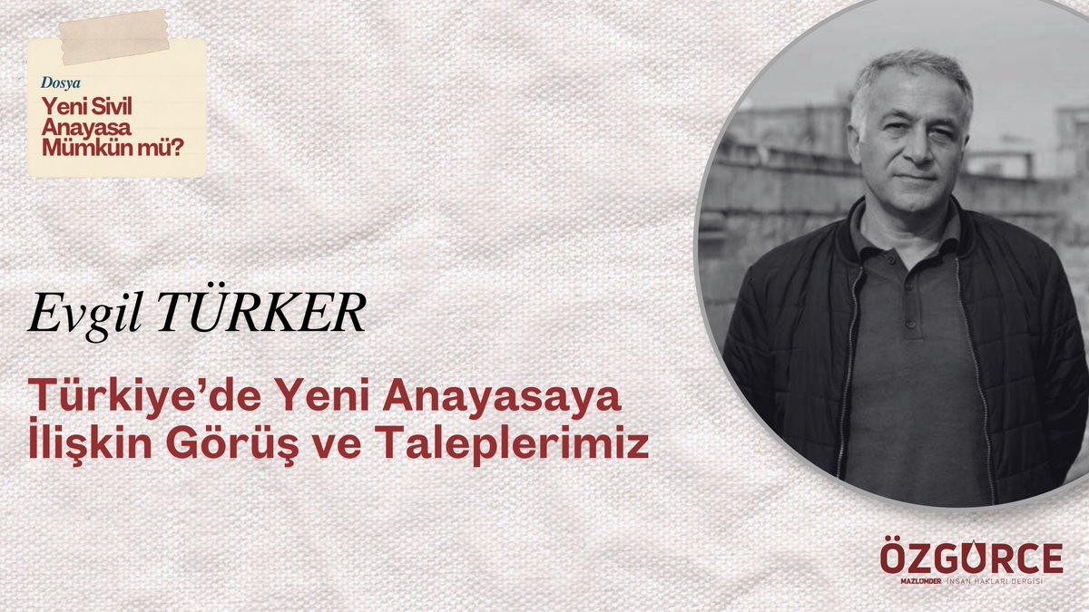 Özgürce İnsan Hakları Dergisi tweet media