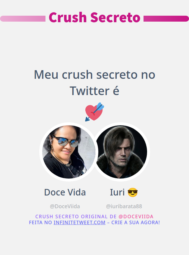 Meu crush secreto no Twitter é <a href="/iuribarata88/">Iuri 😎</a>

➡️ infinitetweet.me/secret-crush?l…