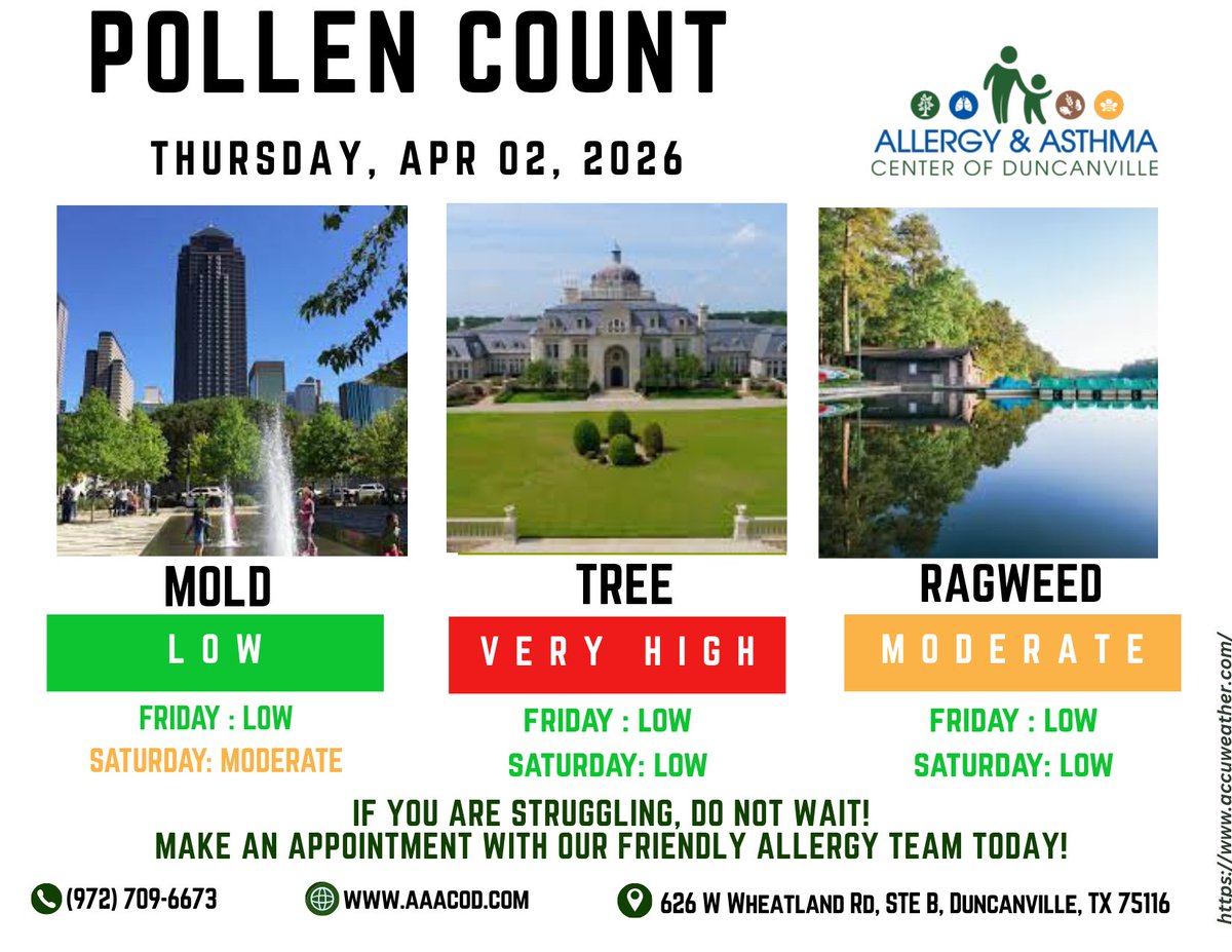 Allergy and Asthma Center of Duncanville tweet media