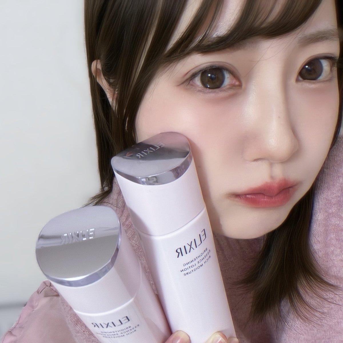 nsm_tom's tweet photo. 最近買ったスキンケアの中で1番
買って良かった❕てなったもの
ELIXIRの化粧水と乳液🐰🪄︎︎

砂漠化してた肌に潤いが戻った🥹
乾燥肌の方にほんとおすすめ🤲🏻
しかもすごく良い匂い…🫧 https://t.co/Tcqxu0oTSF