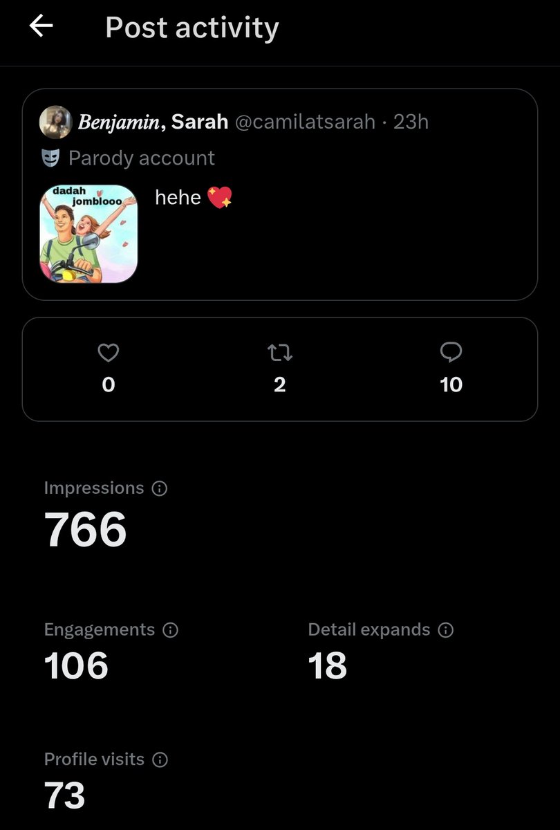 𝐵𝑒𝑛𝑗𝑎𝑚𝑖𝑛, Sarah tweet media