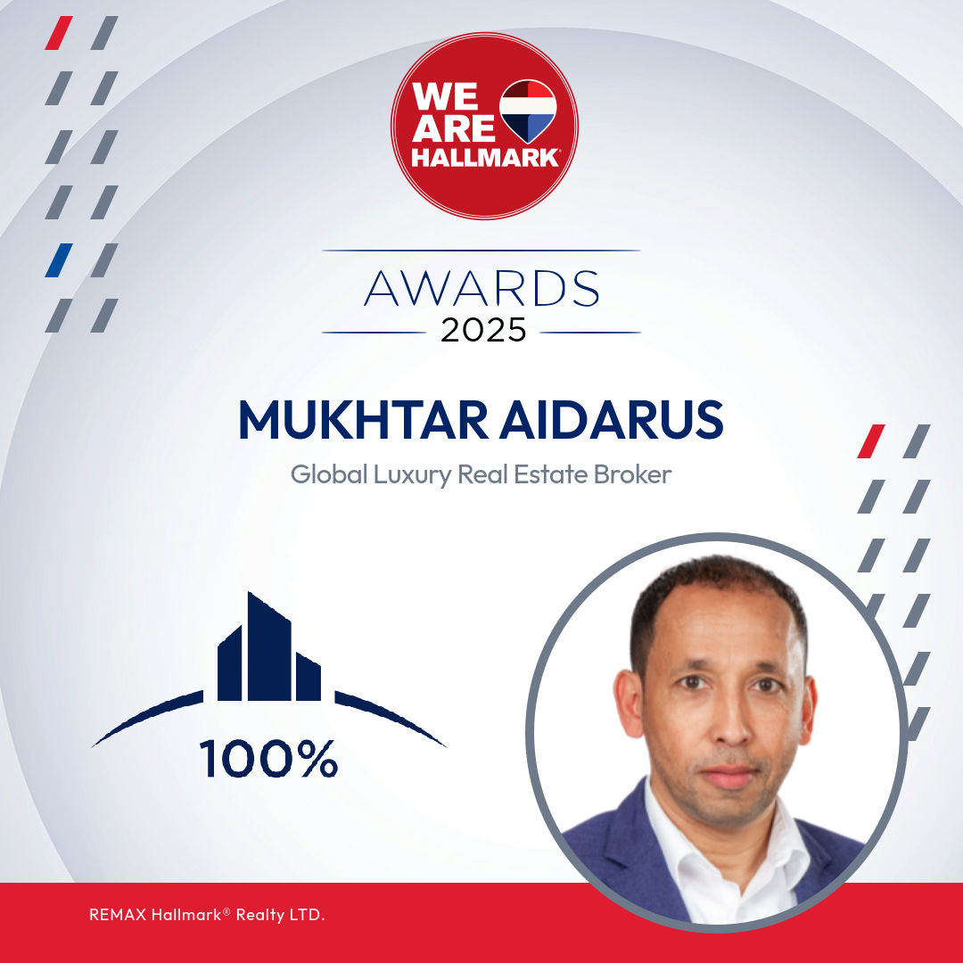 RE/MAX 100% Club — I'm Truly Honoured.
I Am Deeply Grateful And Humbled To Be Awarded The Prestigious Re/Max 100% Club — One Of The Most Respected Recognitions In Real Estate. This Award Reminds Me Why I Love What I Do Every Day.  Thanks To God For This Blessing.