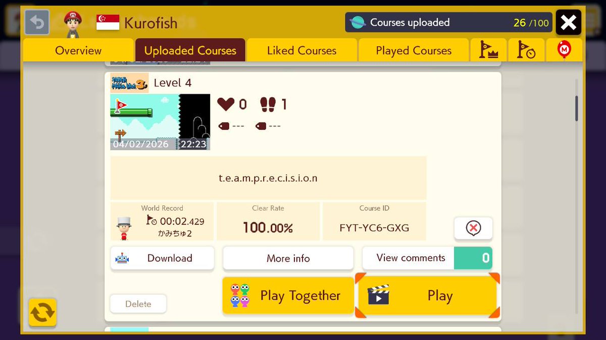 kurofish_idk's tweet photo. Hi everyone, I have uploaded 6 test levels to see if they survives through mass reporting based on desc. The purpose of this is to see whether basic, variant words and extreme cases can survive moderation. https://t.co/e1diOqrWMH