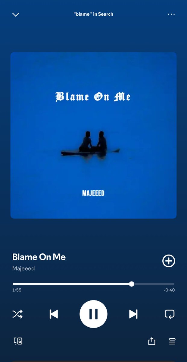 Omo this Majeeed’s "Blame On Me" fit make person text their ex by mistake 😭 🎧