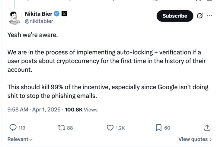CoinDesk tweet media