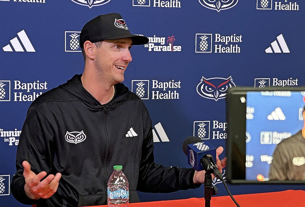 FAU_Owls_Nest's tweet image. #FAU Head Coach @ZKittley shares that @FAUFootball QB Caden Veltkamp participated in short to moderate passes 5-30 yards in the team session of today's action and was 8-for-8.