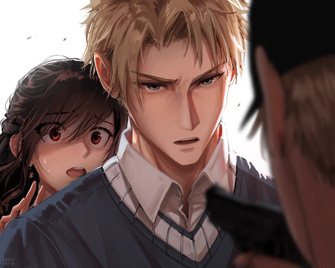 "…I'll kindly ask you not to point that gun at my wife."