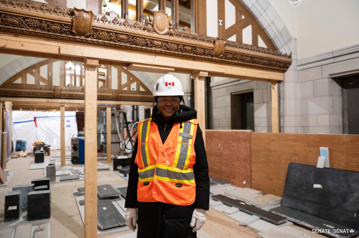 SenateCA's tweet photo. Senators play a key oversight role in the restoration and modernization of the historic Parliament buildings they work in — including Centre Block and East Block.

Take a fresh look at the Senate Subcommittee on Long Term Vision and Plan and the different rehabilitation projects happening on and around Parliament Hill: https://t.co/M3x7jOJ6jA

#SenCA #FrontAndCentre #CdnHeritage #Architecture
