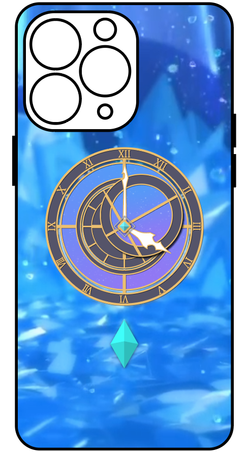 trina_lydia's tweet photo. Had a weird idea while I was bored:

What if there's a MagSafe case where the magnet ring is the clock from Chronomia? And the gem under the clock as the alignment magnet? Wouldn't that be cool?

🤔🤔🤔

(BGA Credit: @inukoro_wanwan) https://t.co/mSLqTSAWpw