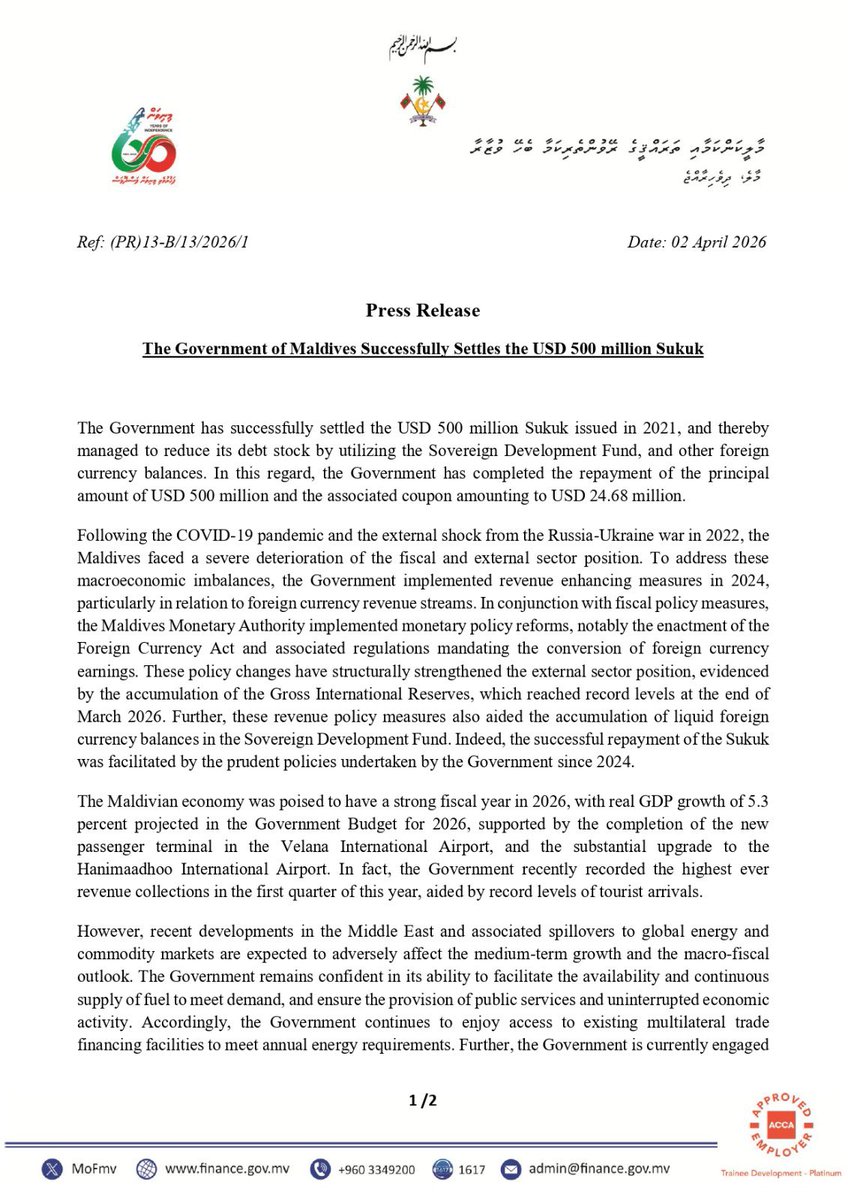 Ministry of Finance and Planning tweet media