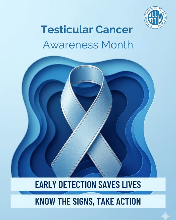 essm_tweets's tweet image. April = Testicular Cancer Awareness Month 🎗️ Early detection saves lives. Know the signs. Talk to your patients. 

#testicularcancer #menshealth #ESSM