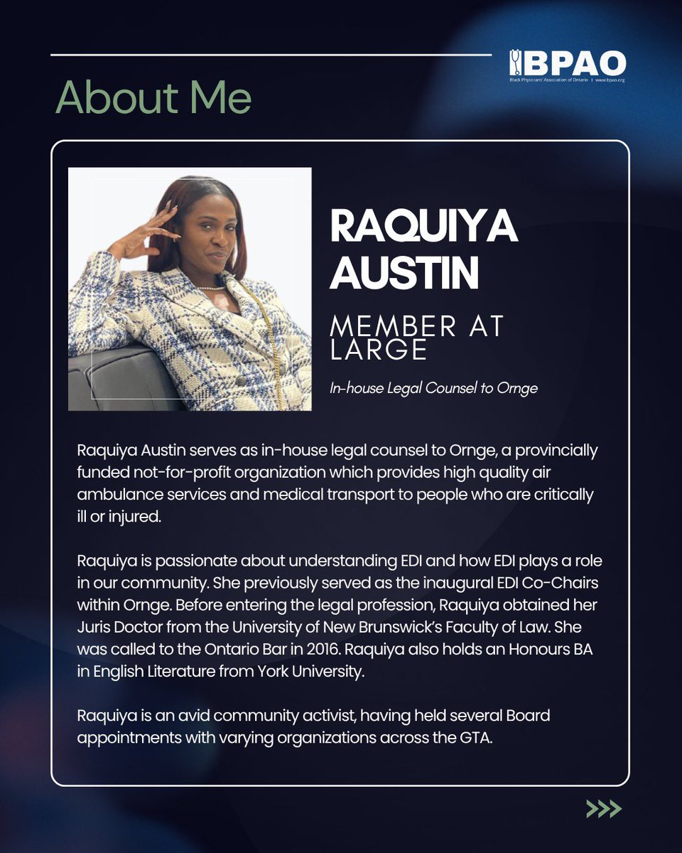 Black Physicians' Association of Ontario tweet media