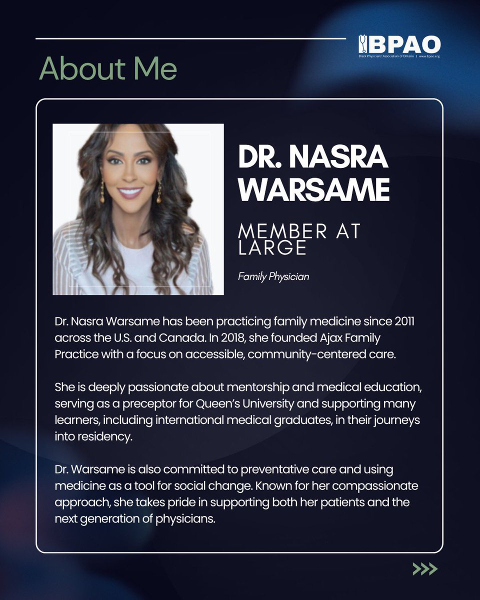 Black Physicians' Association of Ontario tweet media