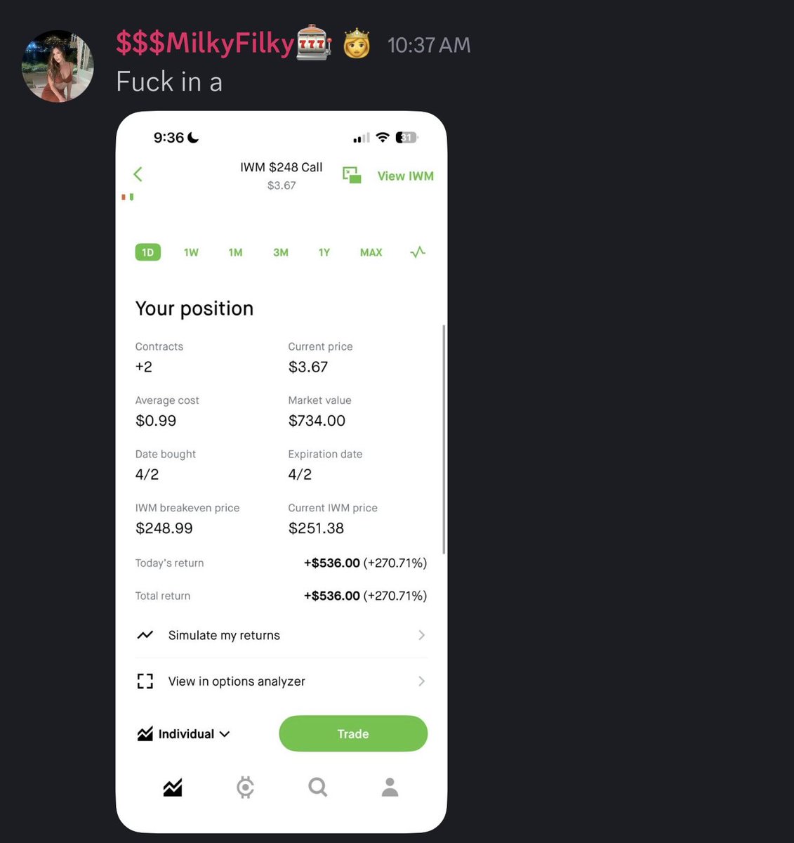 Call your Trading Friday 📈

In a sea of bears be the bull 📈

All live in :

fumoneyclub.co