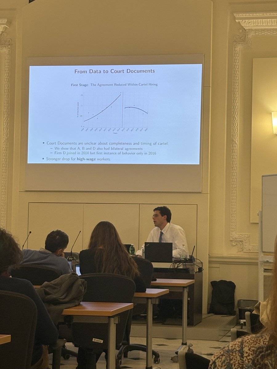 EIEF_Rome's tweet photo. 🎓We’re thrilled to celebrate a major milestone:@PierreRobiglio is RED's first graduate!

He successfully defended his thesis, “Actionable Sources of Employer Market Power,” and is now starting an exciting new role at the EU Commission.

Congrats, Pierre - we couldn’t be prouder! https://t.co/YdbIpLUNEp