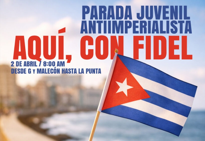 La Parada Juvenil Antiimperialista “Aquí, con Fidel” es continuidad histórica, defensa de la obra revolucionaria con ideas, cultura y compromiso. #UJCuba #CubaEstáFirme
#CubaViveEnSuJuventud #Antiimperialismo #FidelEnLaMemoria #SomosContinuidad #TransporteCuba