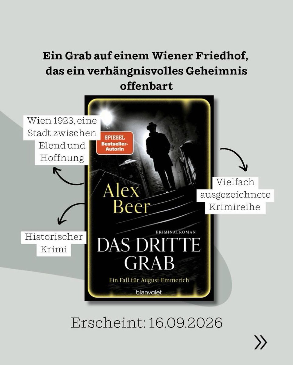 AlexandraBoisen's tweet image. BREAKING NEWS!!!!!
#alexaliest #historisch #austria #wien #alexbeer #krimi 
ich freue mich :) :) juhuuuuu 
Alexas Bücherwelt: Alex Beer - Das dritte Grab (7. Fall für August Em... alexandrab65.blogspot.com/2026/04/alex-b…