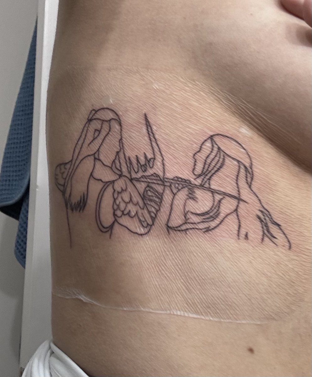 vaarians_'s tweet photo. Forgot to share these here but I got my TROP tattoo’s done yesterday 🩷 https://t.co/oStGn3rHSx