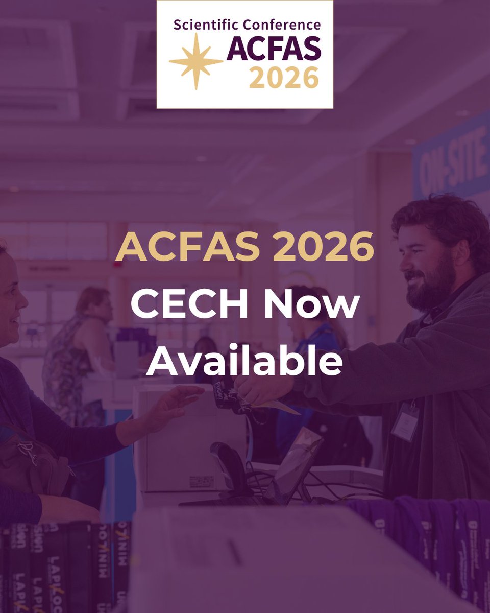 ACFAS tweet media