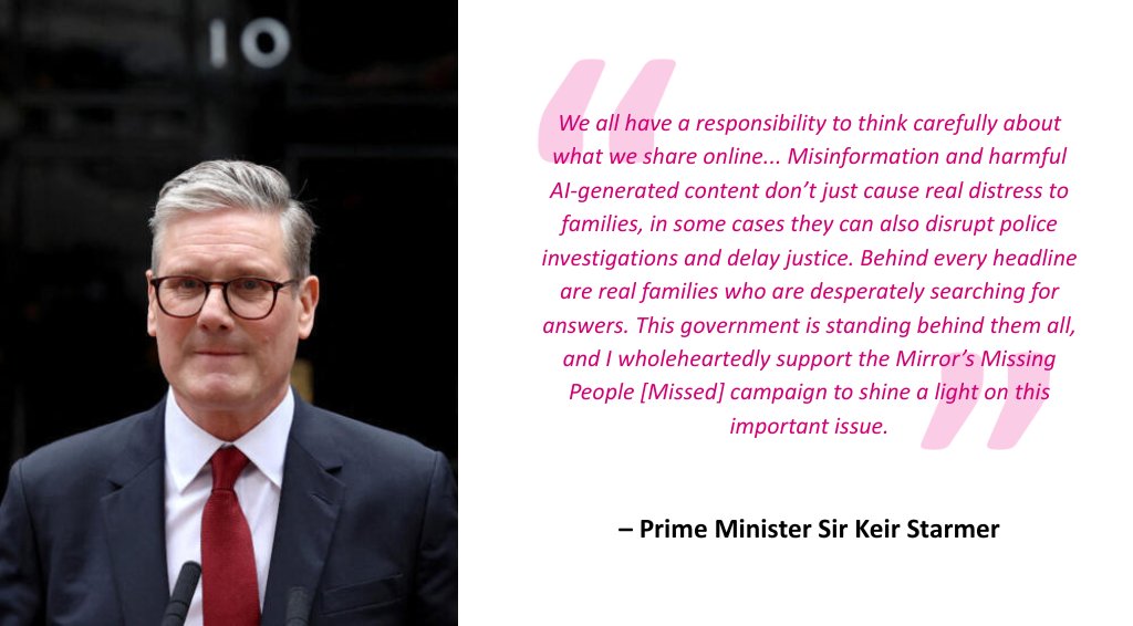 Missing People tweet media