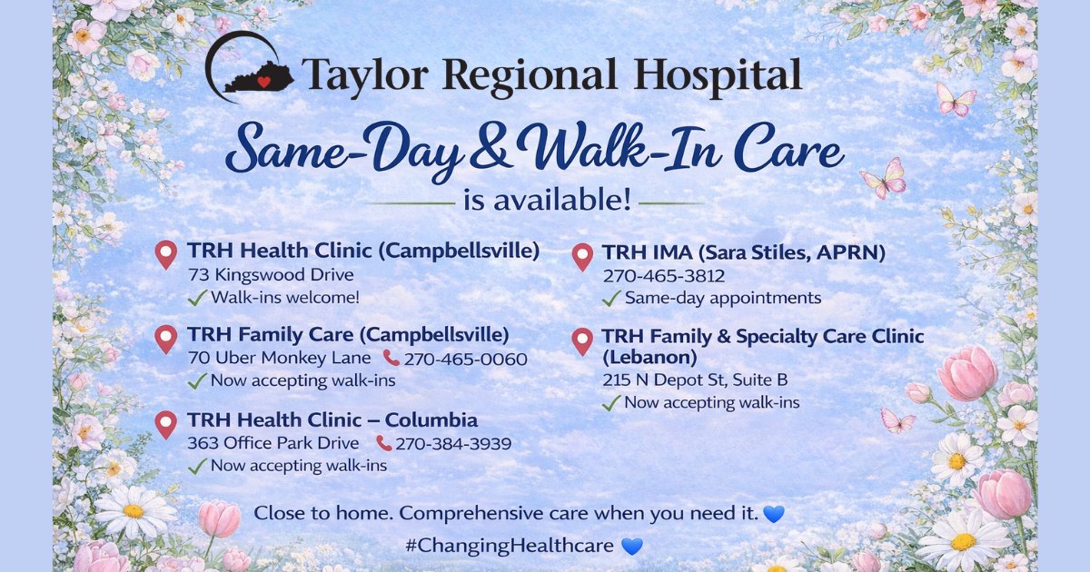 Taylor Regional Hospital tweet media