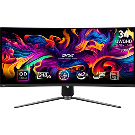 ArkTech_News's tweet image. MSI MPG 341CQPX QD-OLED Adaptive-Sync 240Hz - 0.03ms 2 x HDMI,2.1 - DisplayPort,1.4a - USB Type C
à 799€ au lieu de 999€
tidd.ly/46qwhbZ
#Darty #HighTech #Gaming #Streaming #Du30MarsAu19Avril2026 #BonsPlans