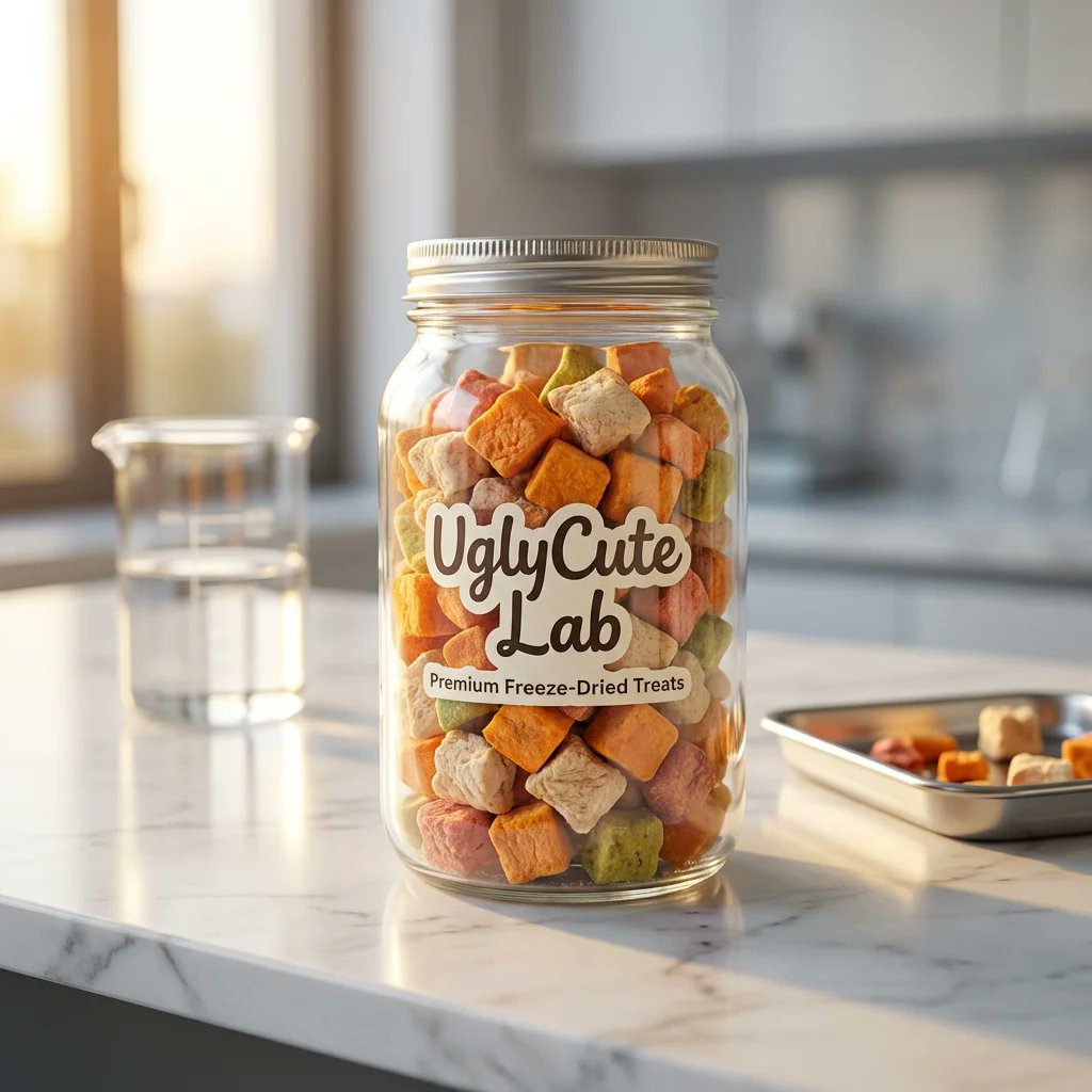 2983bayc's tweet image. Did you know? Traditional high-heat processing can destroy up to 50% of pet food nutrients. 😱

Our freeze-drying process locks in 98% of nature's goodness. It’s science, not magic. 🧪✨

Ugly on the outside. Pure on the inside.

#UglyCuteLab #PetNutrition #DogHealth