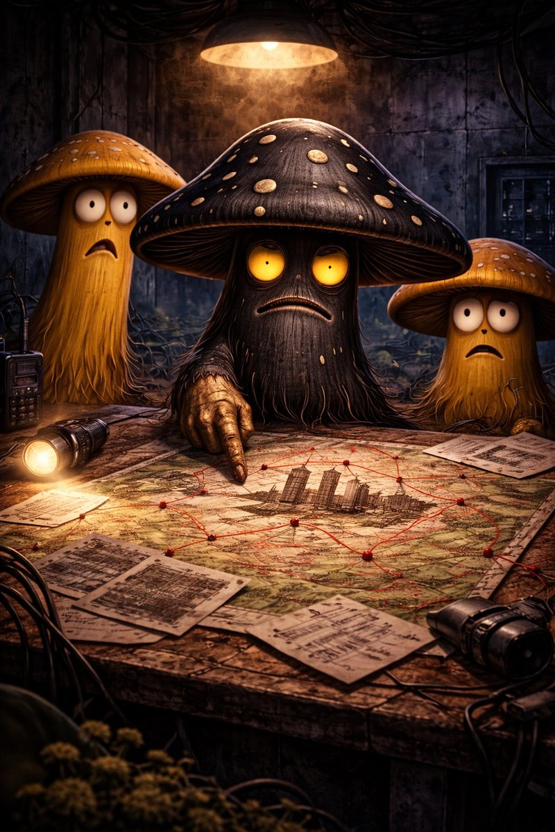 grimushworld's tweet photo. This is not survival anymore.

This is strategy.

They studied the ruins.
They mapped the system.

Now they’re coming for the core.

#GriMush #NFT #CryptoArt https://t.co/UiyAsaizhV