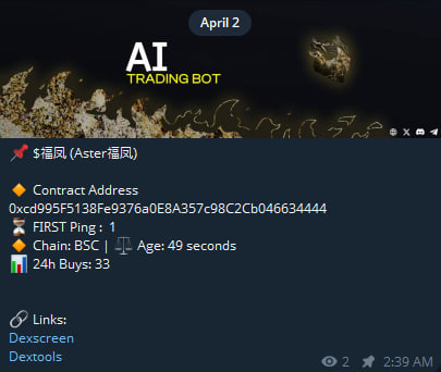 <a href="/BSCAI_Bot/">BSC AI Bot</a> Predicted 

$福凤 5.2k to 830.19k ATH (159x)

Try <a href="/BSCAI_Bot/">BSC AI Bot</a> Today! 
PredictionTracker.app

Past performance is not indictive of future returns