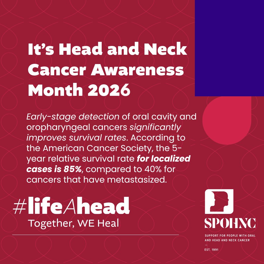 Support For People With Oral, Head And Neck Cancer tweet media