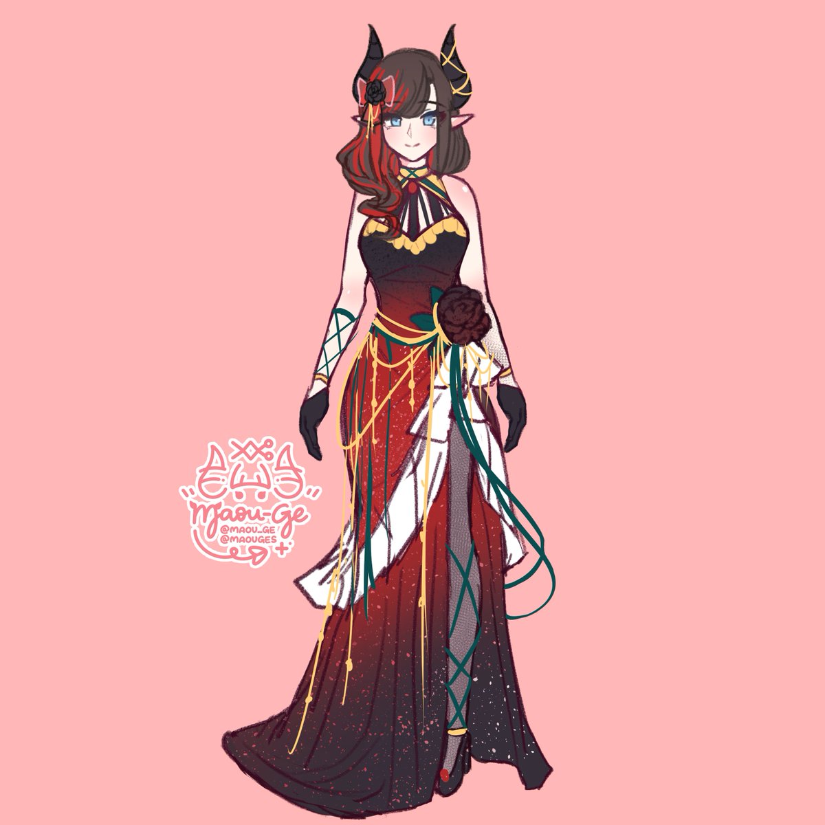 Maou-Ge | VGEN COMMS OPEN tweet media