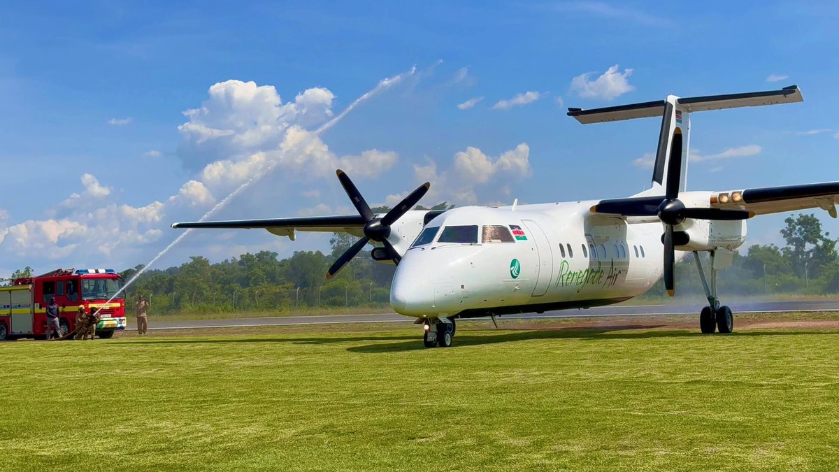 gladyswanga's tweet photo. Great news for residents, visitors, and tourists!

After an eight-month hiatus for expansion and upgrades, the Kabunde Airstrip is now fully operational, with Renegade Air resuming flights. Passengers can now fly directly between Nairobi City and Homa Bay three times a week i.e every Monday, Friday, and Sunday.

#ExperienceHomaBay