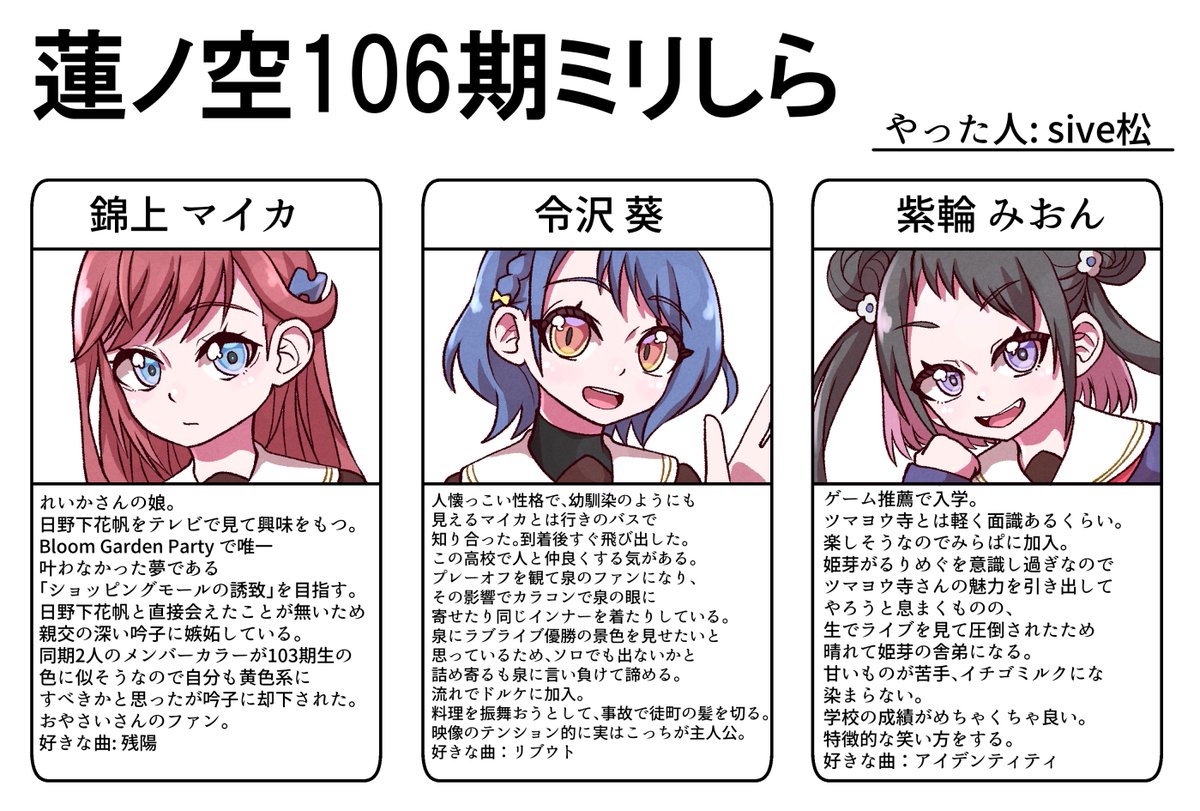 sive松@雑多_1日1枚 tweet media