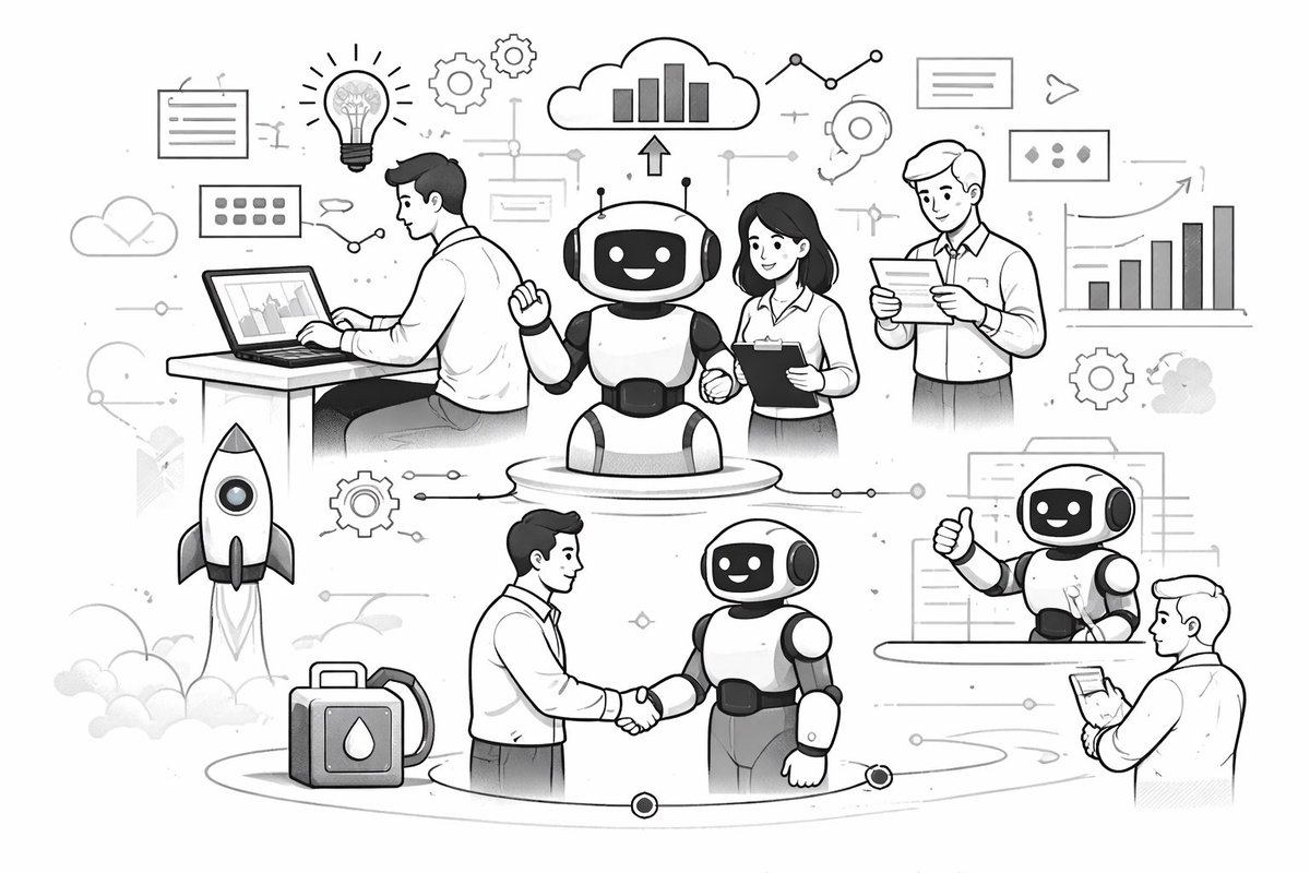 sadiqali015's tweet photo. 🚫 AI won’t take your job—the data you feed it will.

✍️ Every prompt and workflow makes LLMs more "perfect."

📖 We aren’t just users; we’re the training manual.

⛽️ The model is the engine, but our data is the fuel.

👀 Stop watching the machine and watch what you feed it. https://t.co/KgmkJ77dyS