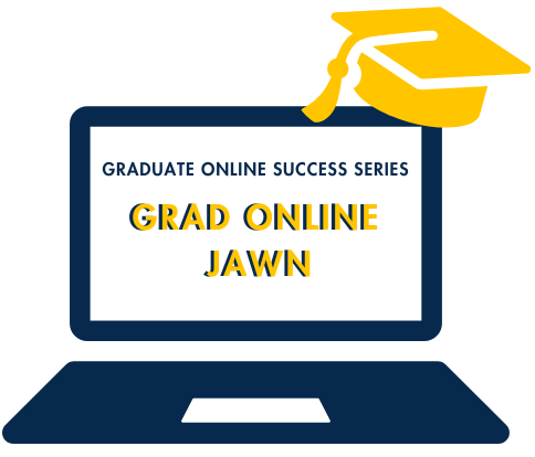 DrexelGradStudy's tweet photo. The Graduate Online Success Series: Grad Online Jawn is a series of online workshops to provide graduate students with key skills and resources to support them throughout their academic journey. 

For a list of upcoming workshops, visit the series website: https://t.co/36CBQLdMM8 https://t.co/ZtUKJ1UPug