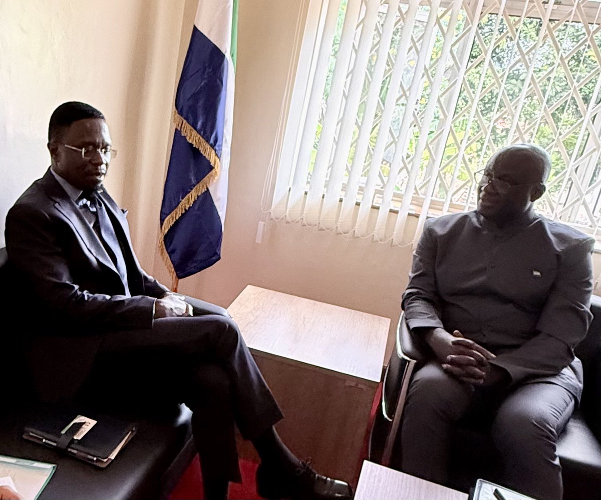 AbabuNamwamba's tweet photo. Held farewell talks with the Director General of the UN Office at Nairobi (UNON) @ZainabHawa as I wind up my tour of duty as Ambassador Extraordinary and Plenipotentiary/PR of the Republic of Kenya to UNON and UNEP, ahead of my next diplomatic assignment.

Also bade farewell to H.E. Lt. Gen. (Rtd) Peter Lavahun, High Commissioner and Permanent Representative of Sierra Leone, in his capacity as Chair of the African Group of Ambassadors.

It has been an honour to represent Kenya in the UN ecosystem, and to drive key agenda, especially the ongoing implementation of the Gigiri Masterplan that is expanding and upgrading the Nairobi @UN Complex to be at par with New York, Geneva and Vienna HQs. We have also robustly contributed to the UN@80 Reform discourse and delivered a successful 7th Session of the UN Environment Assembly (UNEA7). 

Am particularly gladdened by how much we have elevated the status and aura of the Kenya Mission to UNON and UNEP in the space of one year. The Mission is stronger and more strategically positioned to project, promote and protect Kenya's interests and image within the UN and the multilateral ecosystem. @ODG_UNON 
@Kmunep