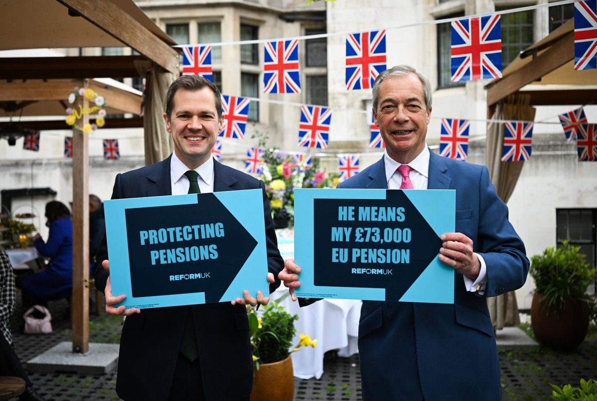 Parody Nigel Farage tweet media