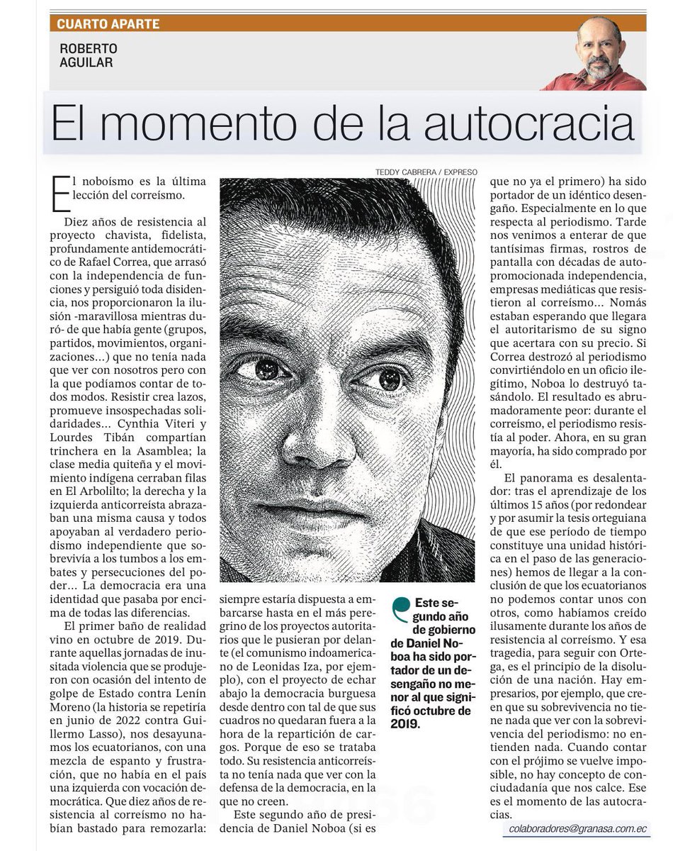 EnVozAlta's tweet photo. Demoledora y tristemente precisa la columna de @raguilarandrade. 

Ante esa realidad la pregunta es dónde nos ubicamos, qué papel queremos tener en este momento de no retorno, qué legado moral queremos dejarle a nuestros descendientes.

#LoQueHacesImporta https://t.co/UJH4o0kmGg