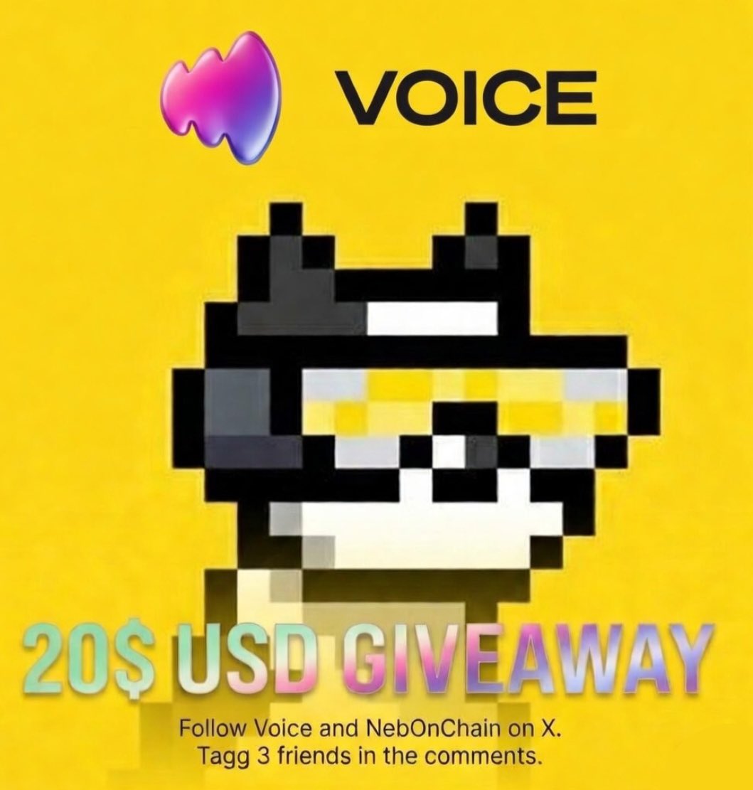 🏆 $20 In $SOL | 24 Hours ⏰ 

-Like+RP+🛎️ 
-Follow <a href="/voicehavefun/">VOICE (opinion arc)</a> 
-Comment Done ✅