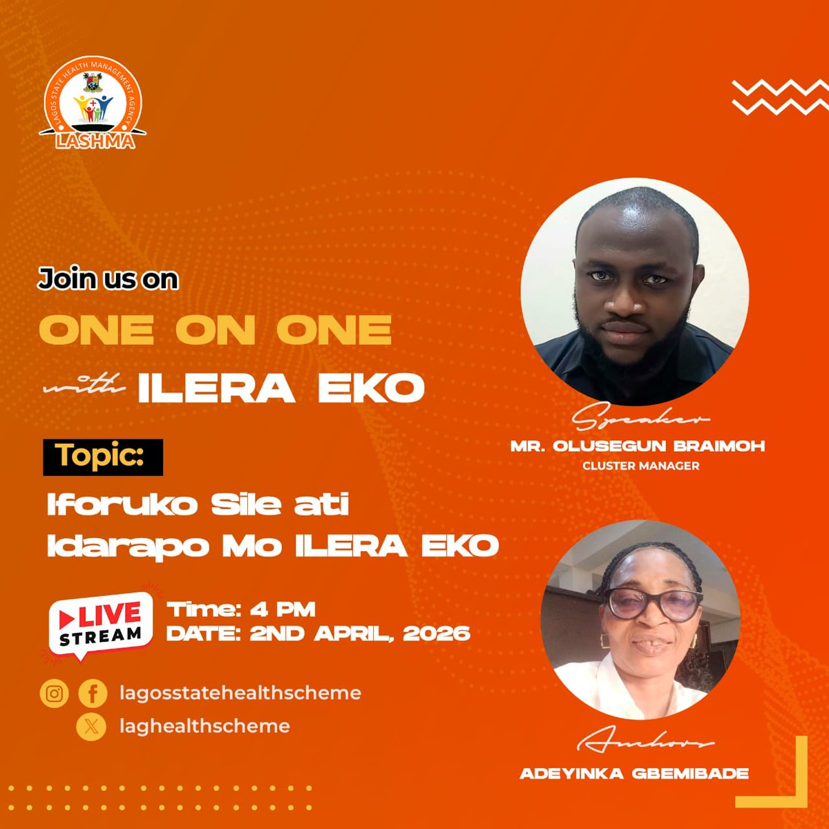 AND WE ARE LIVE! 

Join the live stream via the link below as we talk about the ILERAEKO Registration and Enrollment:
facebook.com/share/v/1X62Yz…