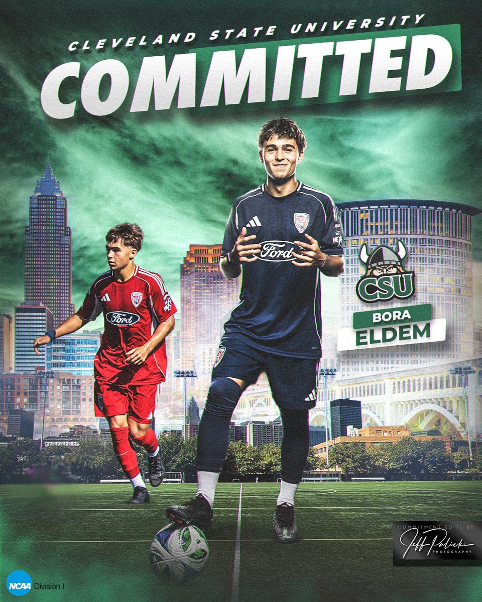 BoraEldem2008's tweet photo. Excited to announce my commitment to play Division I soccer at Cleveland State University!

Thank you to my family, Coach Pedro, Coach Kiki, Coach Mo, and everyone who supported me along the way.

Special thanks to Coach Sinisa Ubiparipovic and his staff. #GoVikes https://t.co/BFUCKfpc6n