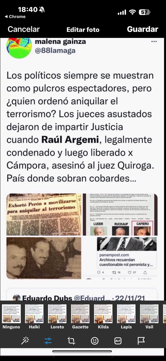 malena gainza tweet media