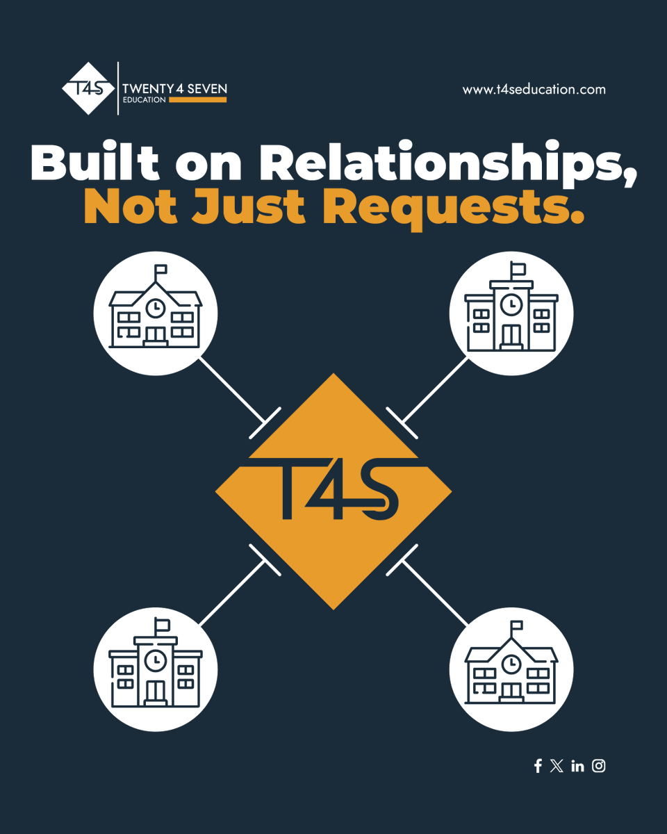 T4S_Education's tweet image. Some agencies talk about “links with schools” but we build partnerships.

For schools, it means reliability.

For candidates, it means walking into environments that are prepared for you.

#EducationRecruitment #SchoolPartnerships #T4S