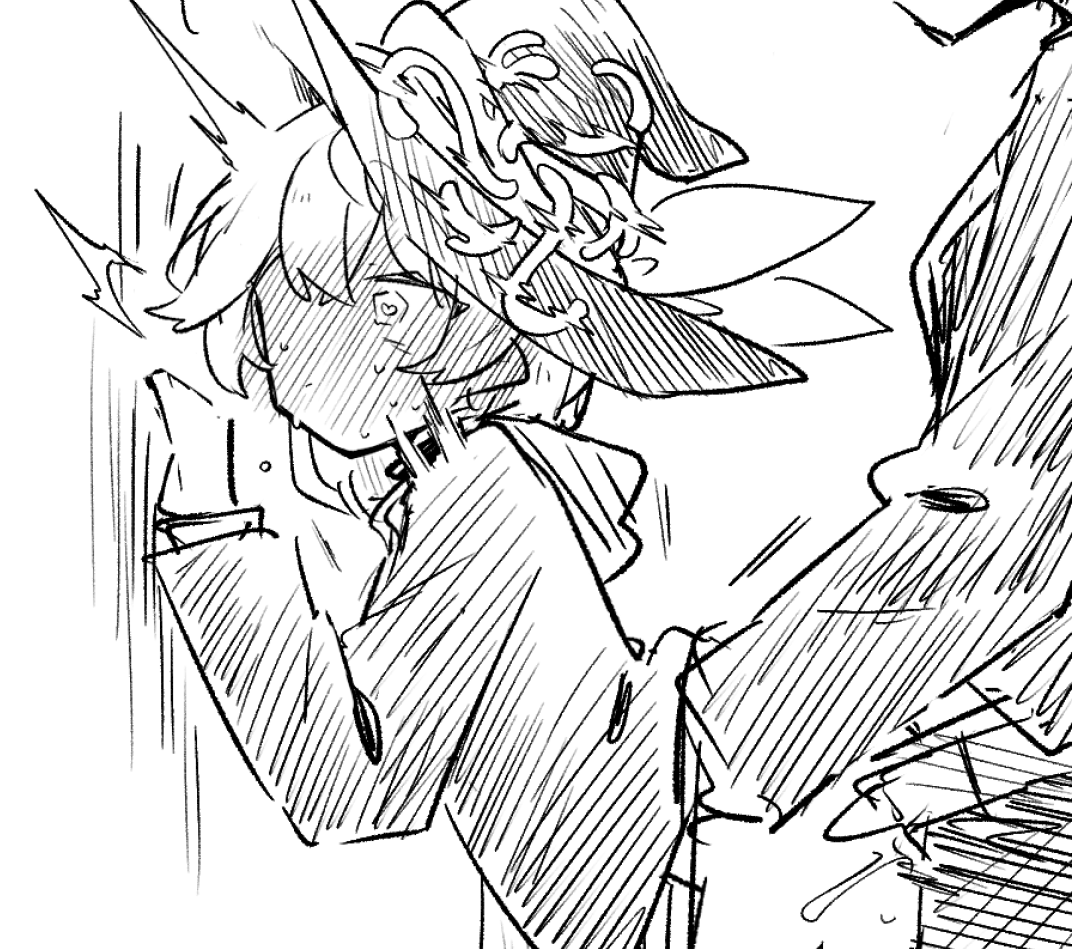 おしりの穴ズンっ♡ってされてイっちゃうエリちゃんのお顔かわいく描けて満足 