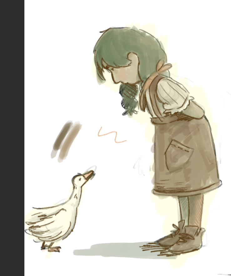 t2018259147's tweet photo. #meadowlark #yaelokre #perrigrineaugust #doodle so cute. Perrigrine's hair is so fun to draw. https://t.co/KhxDSQJz6Y