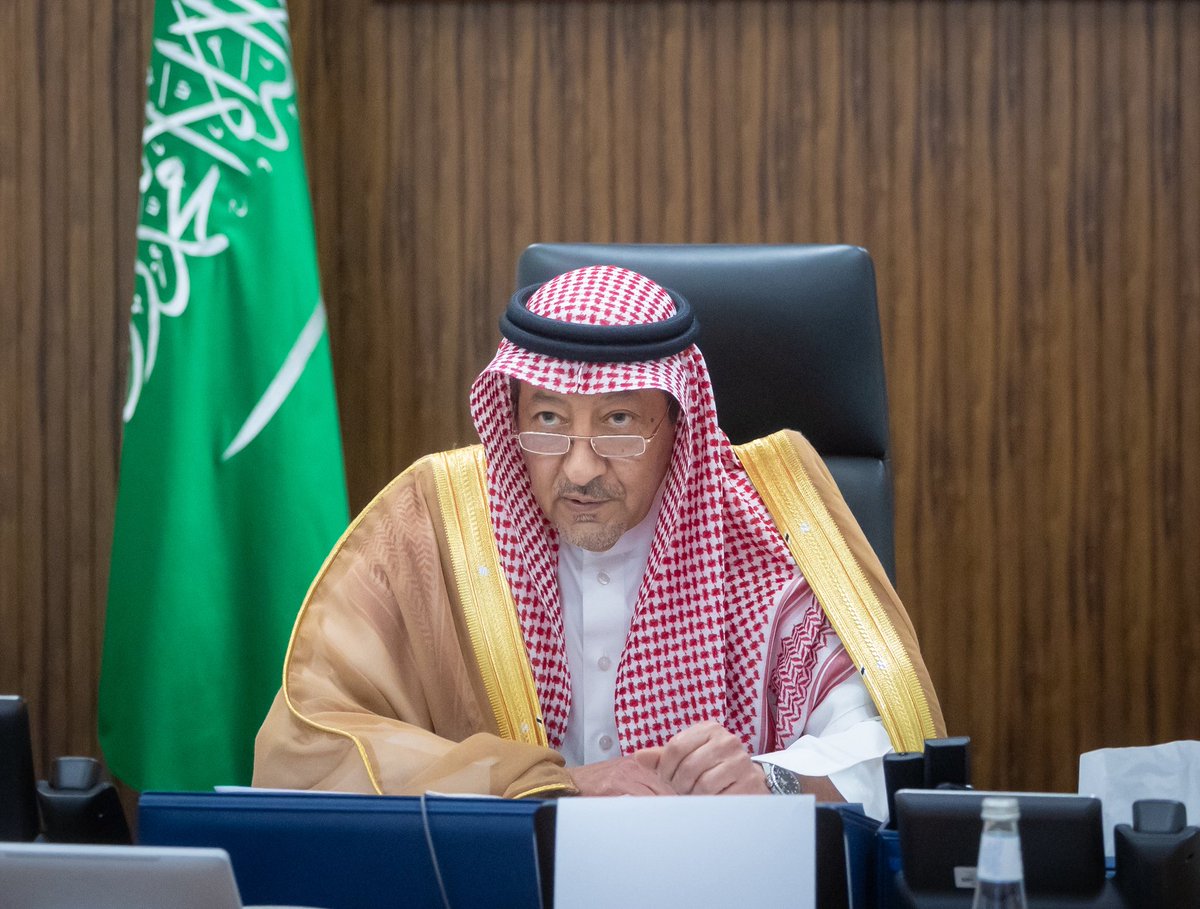 KSAMOFA's tweet photo. #الرياض | نيابةً عن سمو وزير الخارجية.. معالي نائب وزير الخارجية #وليد_الخريجي @W_Elkhereiji يشارك في الاجتماع الوزاري لتنسيق إعادة فتح مضيق هرمز برئاسة المملكة المتحدة والذي يضم 35 دولة، عبر الاتصال المرئي. https://t.co/ibnrPsJk7E