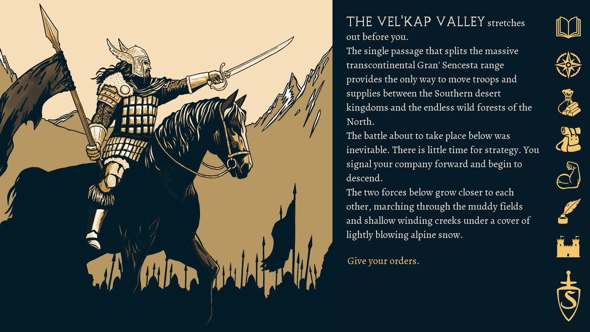 dark_road_games's tweet photo. Intense action in a relaxing package, an illustrated book come to life. Hand drawn art, gritty classic adventure, and turn-based combat that feels like the love-child of Darkest Dungeon and Slay the Spire. Wishlist now. https://t.co/iPGCAge3w2 https://t.co/OXXnJgWzqH