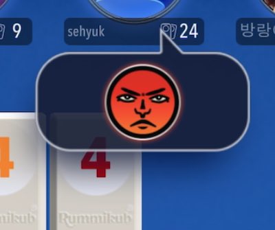 카드 14개일때.  카드 24개일때 표정차이볼사람