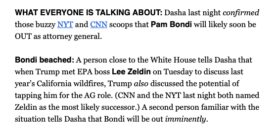 beheardwill's tweet photo. Wait. Surely @politico playbook wasn't trying to make a pun comparing scoops about the AG and the site of an antisemitic Hanukkah attack? Right...? https://t.co/R0Mg61ODsP